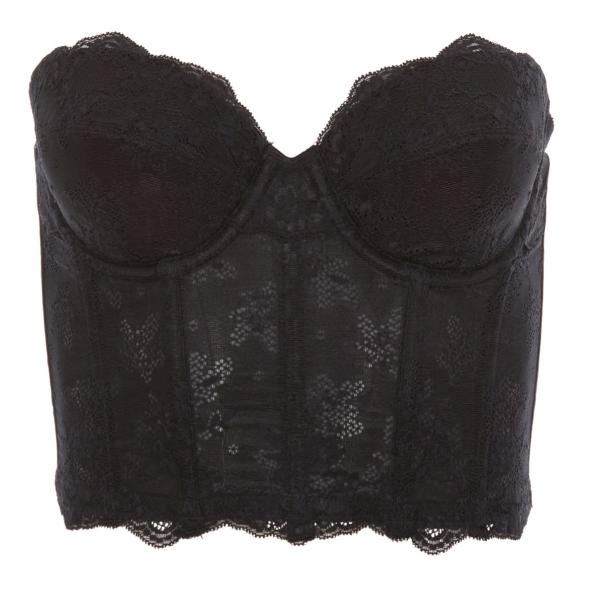 Dominique Taylor Backless Strapless Black Lace Bra - Image 7