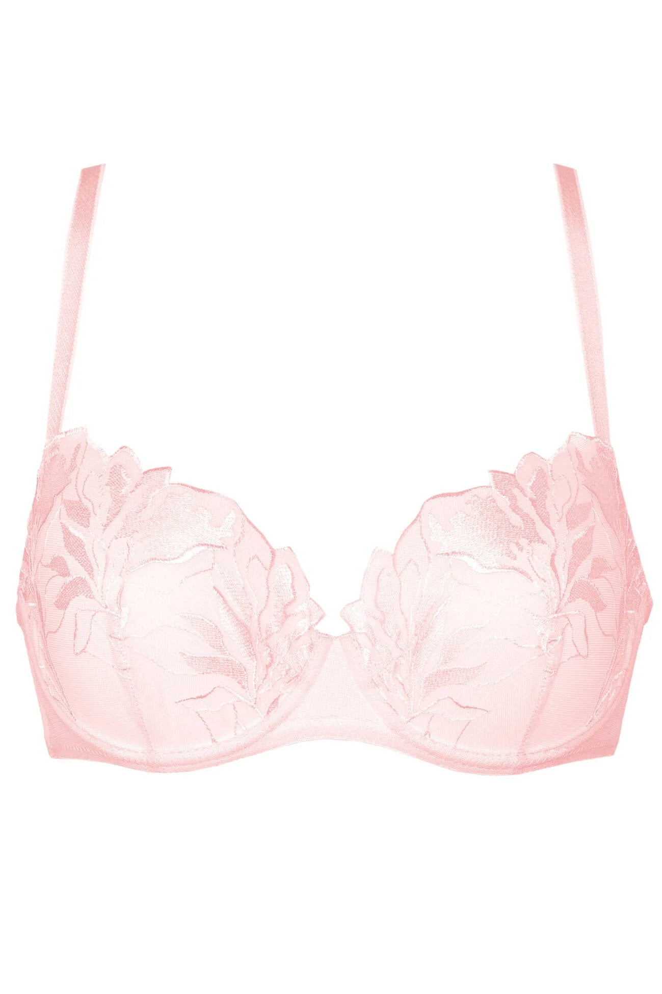 Gorteks Coco Pink Transparent Demi Underwire Bra - Image 4