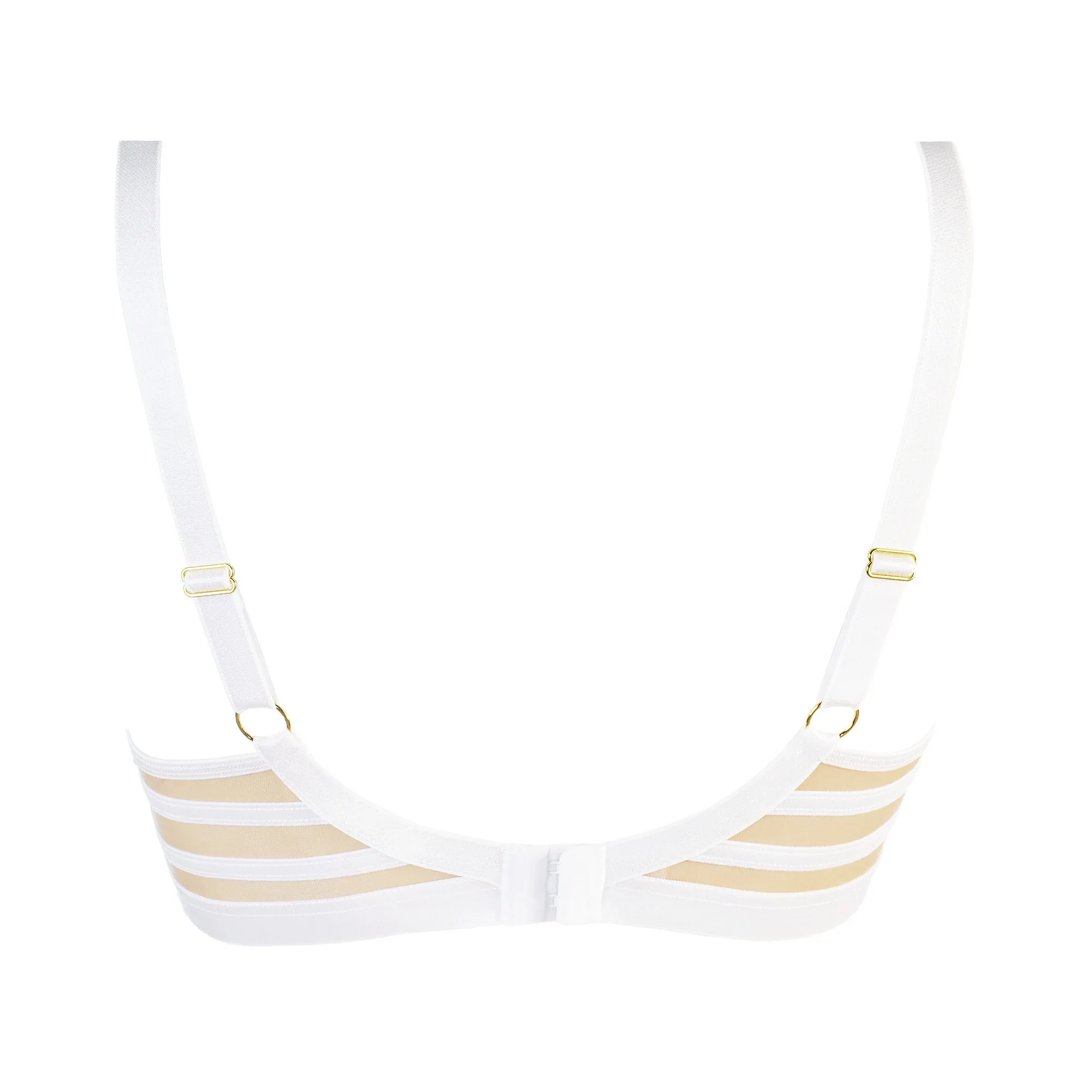 Axami Angel White Sheer Balconette Bra - Image 8