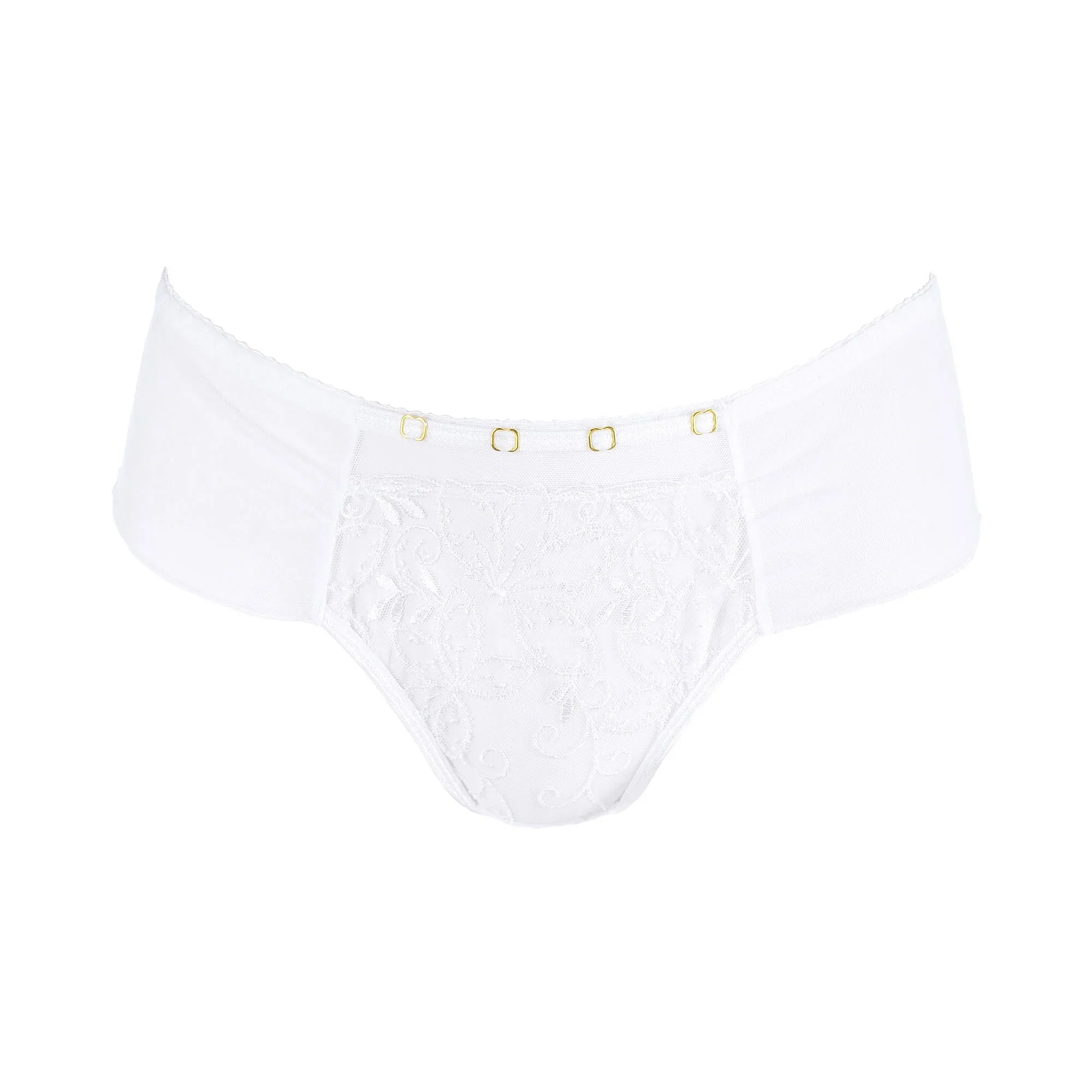 Axami White Angel Sheer Brazilian Thong Panty - Image 7