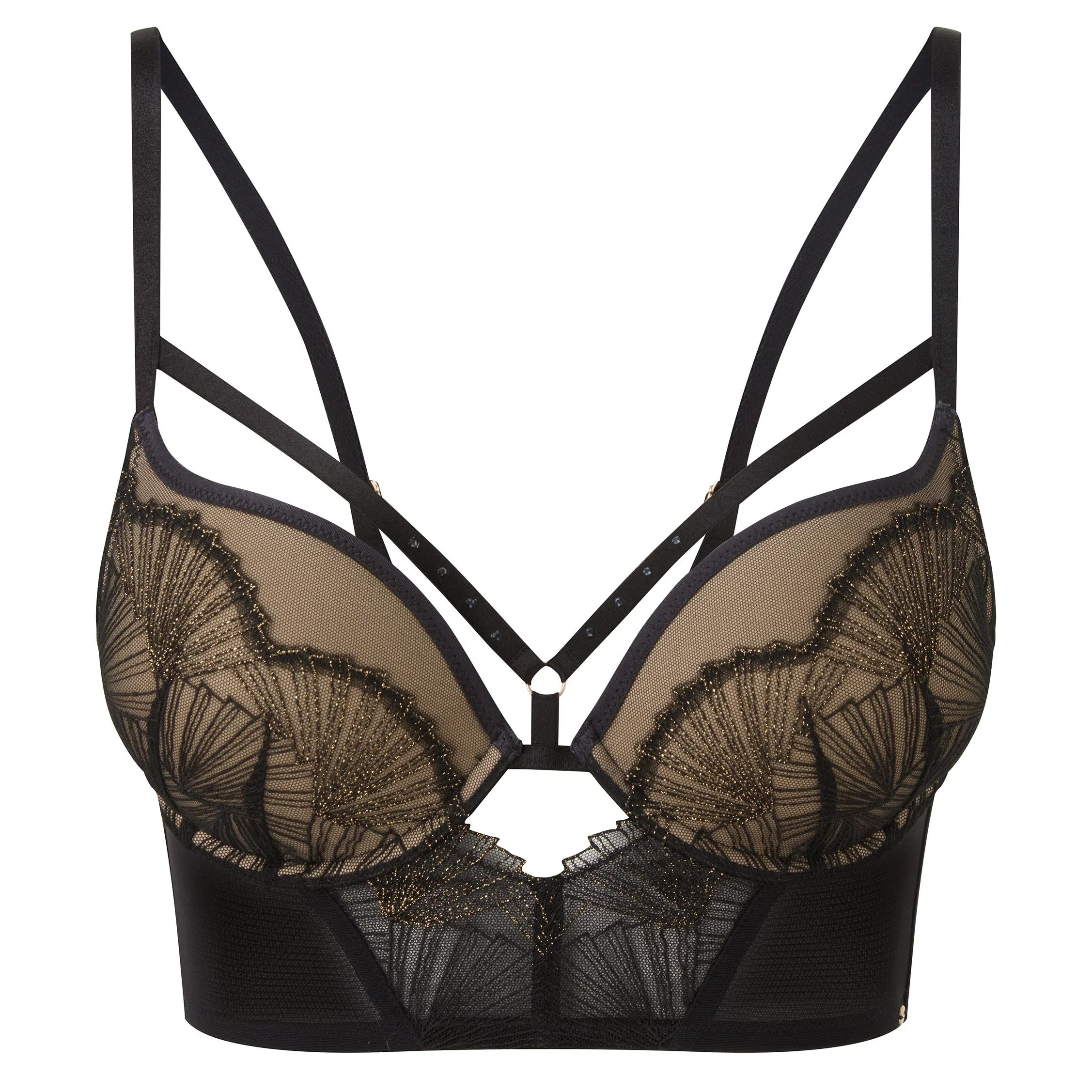 Gossard VIP Captivate Longline Padded Plunge Bra - Image 3