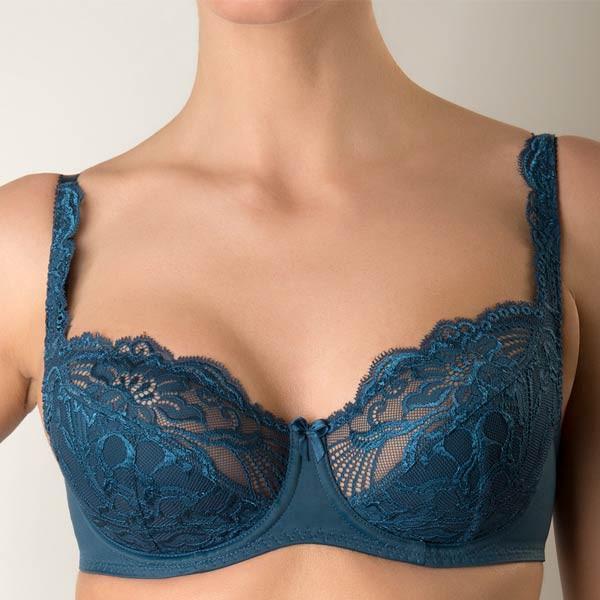 Semi-Sheer Lace Full Figure Bra Vova Laura - Image 3
